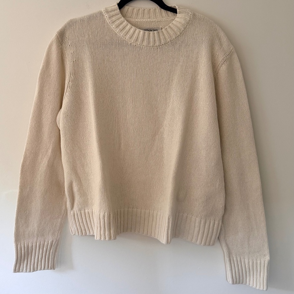 Outerknown Cotton Lightweight Pullover Sweater Bo… - image 1